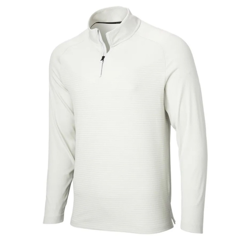 Nike Dri-Fit ADV Vapor DH0982-100 White 1/4 Zip L/S Golf Jacket Men's Large